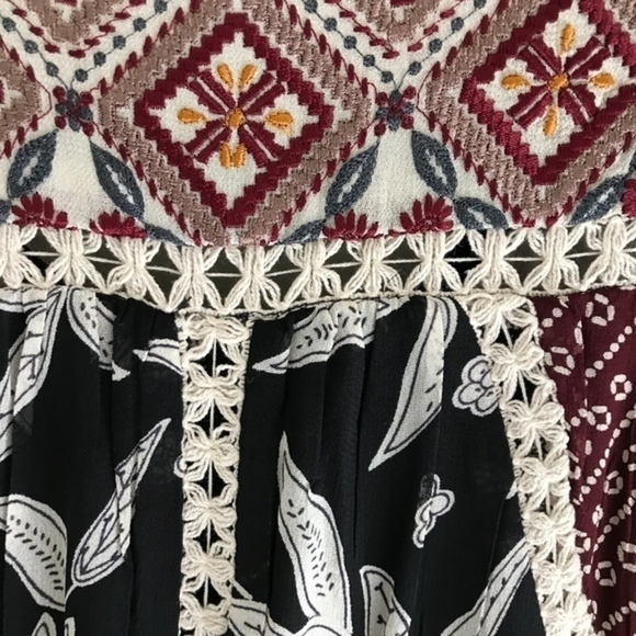 Anthropologie  Floreat Grasslands Midi Dress 2 - Picture 8 of 8